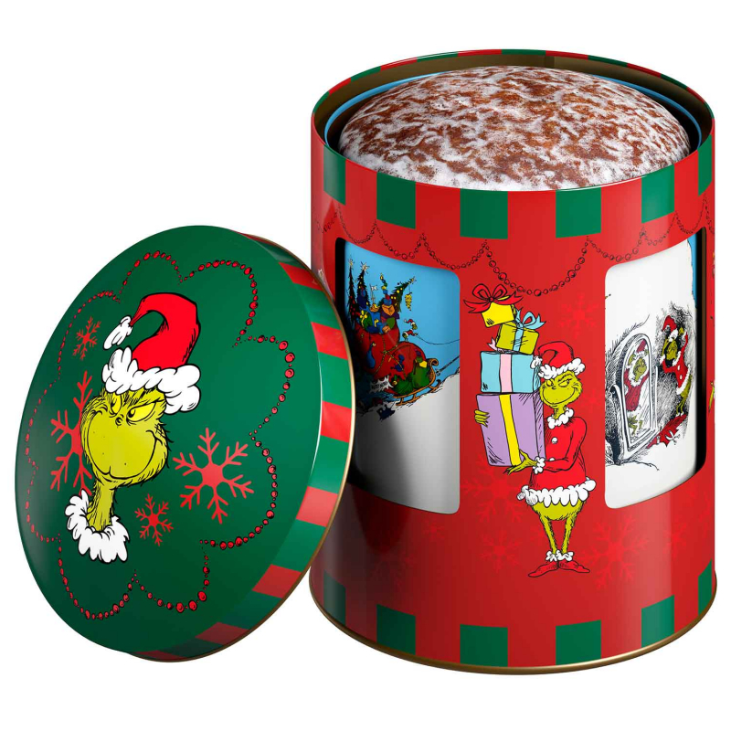 Wicklein The Grinch Feine Nürnberger Oblaten-Lebkuchen Spieluhr-Drehdose 200g