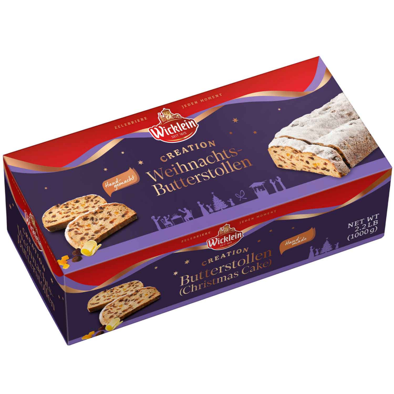 Wicklein Creation Weihnachts-Butterstollen 1kg