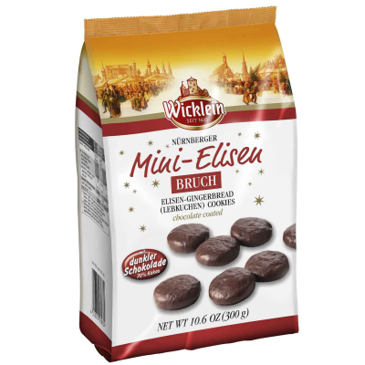 Wicklein Nürnberger Mini-Elisen 'Bruch' dunkle Schokolade 300g