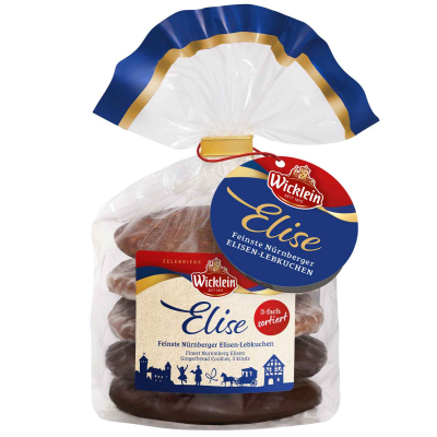 Wicklein Elise Feinste Nürnberger Elisen-Lebkuchen 300g