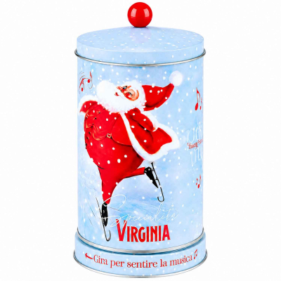 Amaretti Virginia Mini Panettone Music Tin 100g