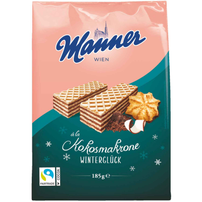 Manner Winterglück à la Kokosmakrone 185g