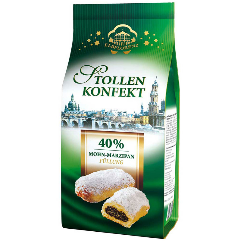 Elbflorenz Stollenkonfekt Mohn-Marzipan 350g