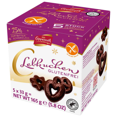 Coppenrath Lebkuchen glutenfrei 5x33g