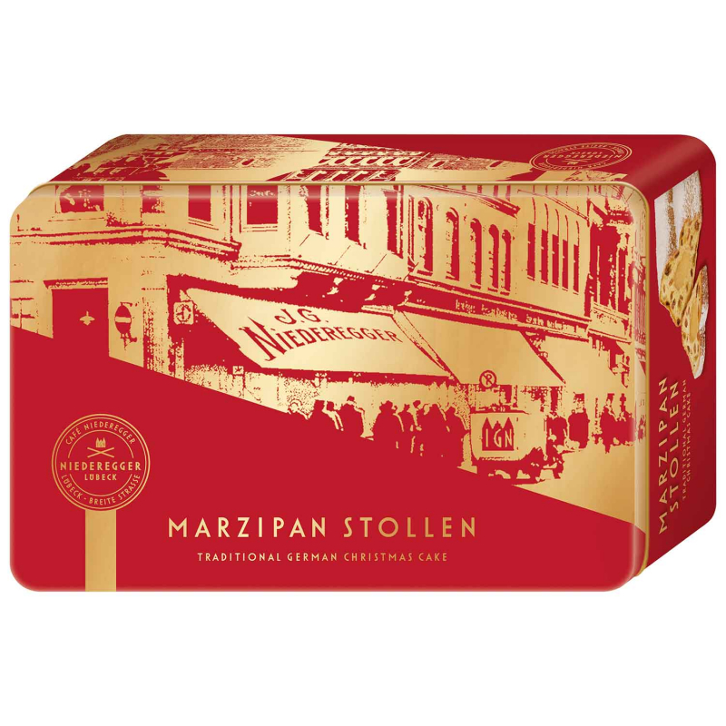 Niederegger Marzipan Stollen in Geschenkdose 500g