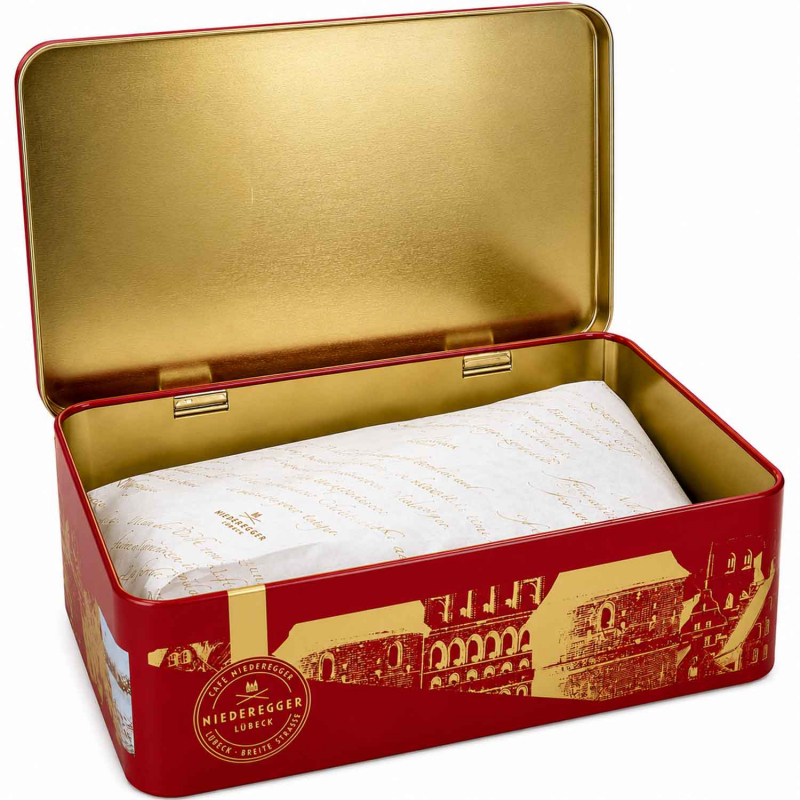 Niederegger Marzipan Stollen in Geschenkdose 500g
