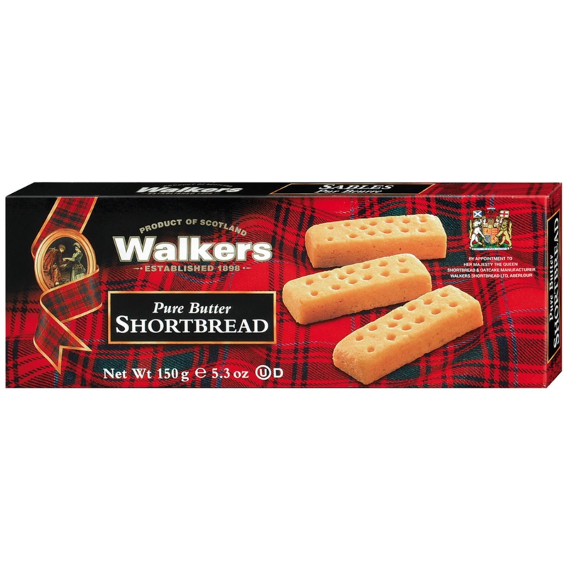  Walkers Pure Butter Shortbread Fingers 150g 