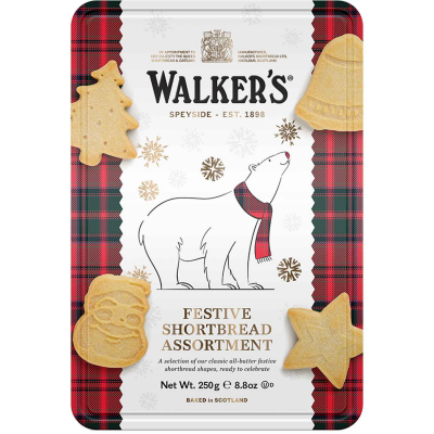 Walker's Festive Shortbread Assortment 'Polar Bear' Dose 250g