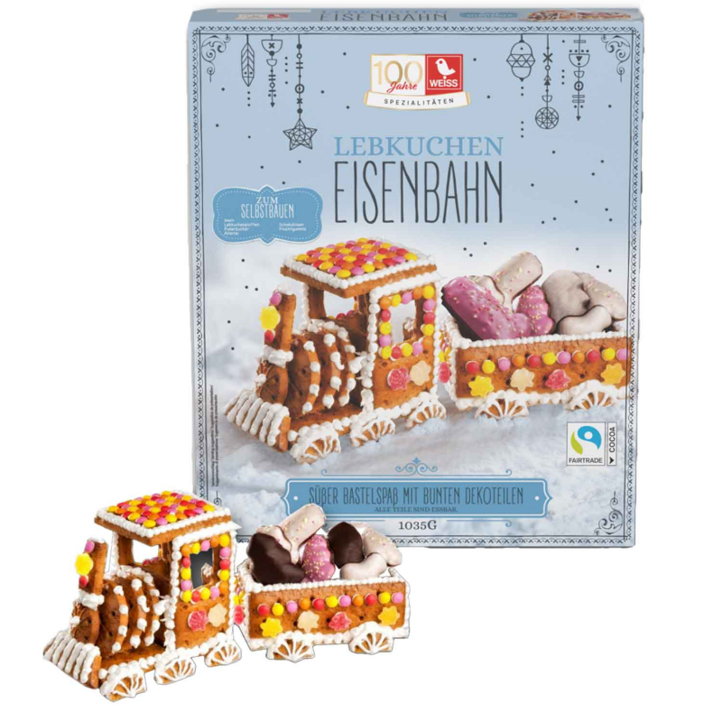 Weiss Lebkuchen Eisenbahn 1,035kg