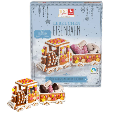 Weiss Lebkuchen Eisenbahn 1,035kg