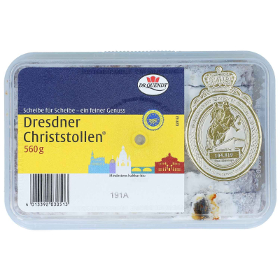 Dr. Quendt Dresdner Christstollenscheiben 560g