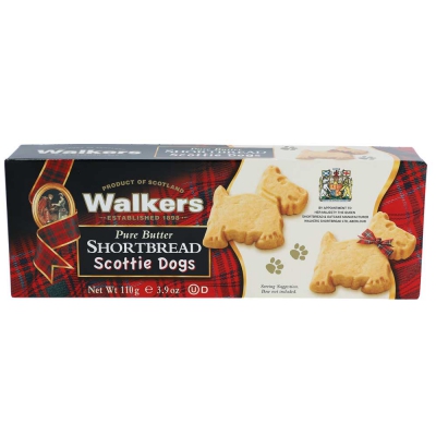  Walkers Pure Butter Shortbread Scottie Dogs 110g 