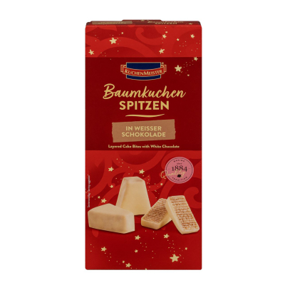 KuchenMeister Baumkuchenspitzen Weiß 130g