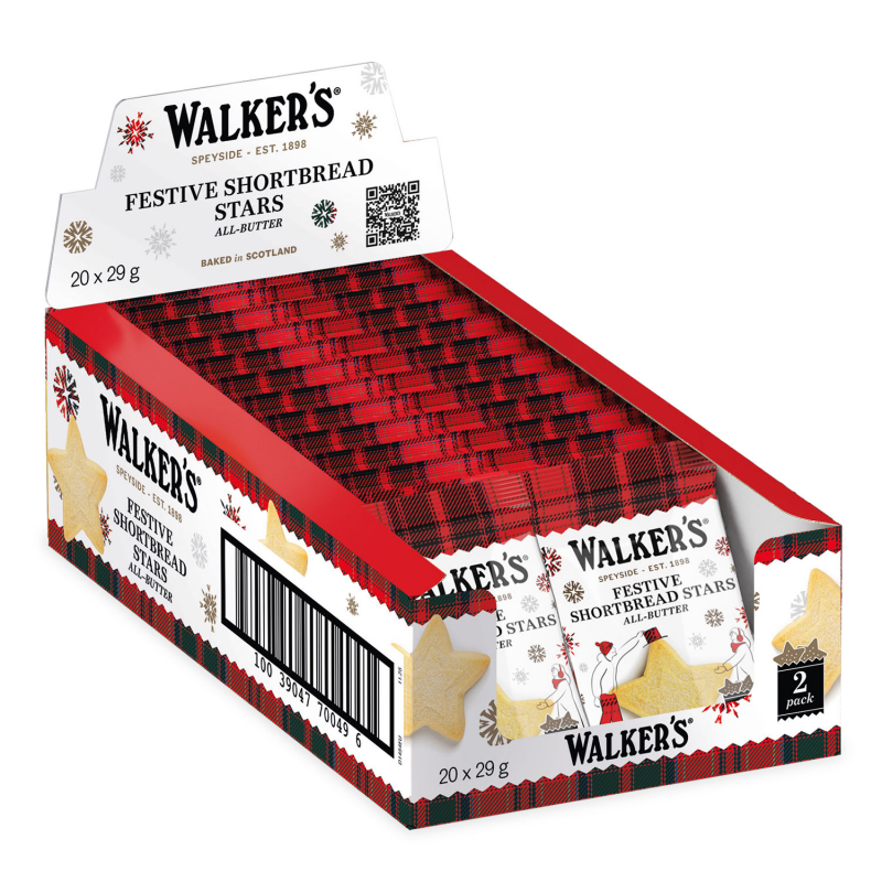 Walker's Shortbread Festive Stars 29g