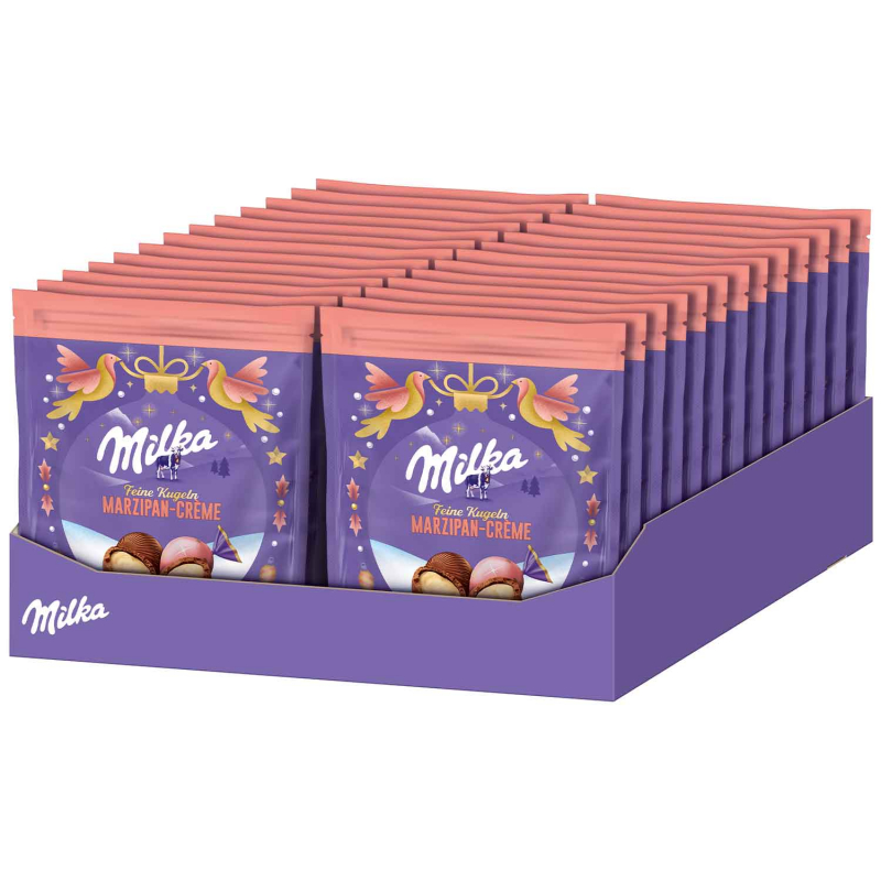 Milka Feine Kugeln Marzipan-Crème 80g