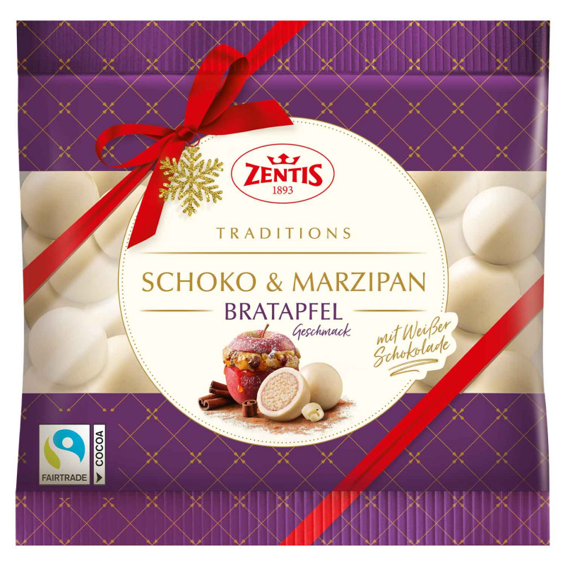 Zentis Marzipan Kugeln Schoko & Marzipan Bratapfel 90g