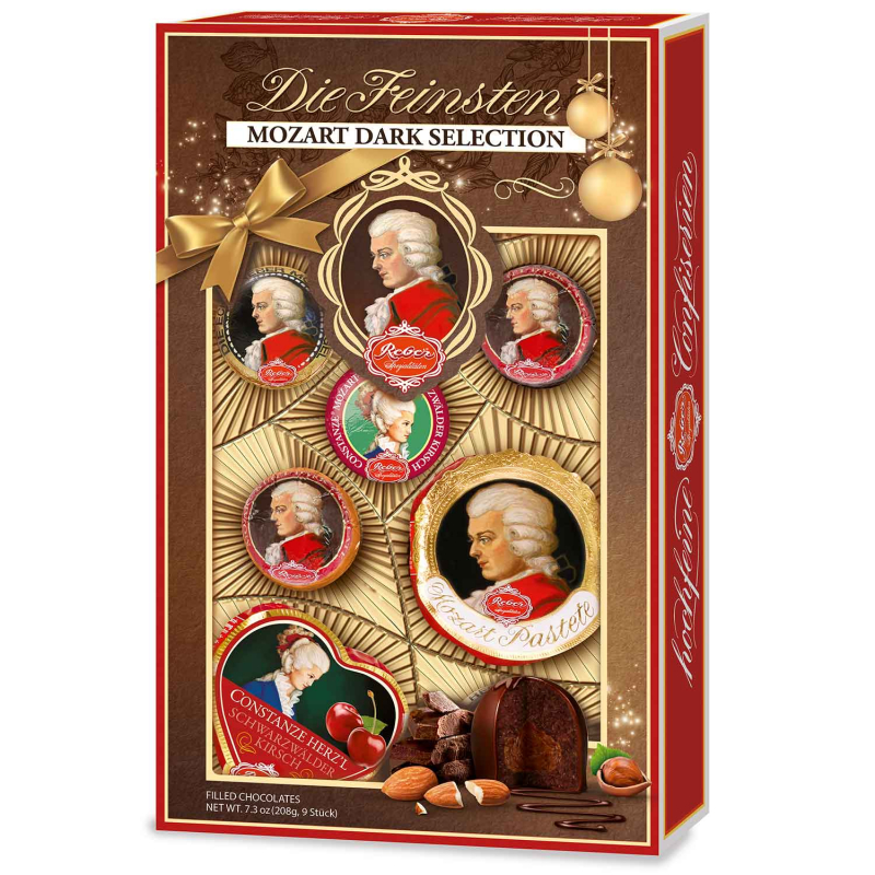 Reber Mozart Kugeln Dark Selection 208g