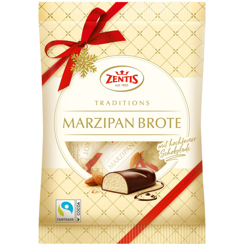 Zentis Marzipan Brote schokoliert 4×25g