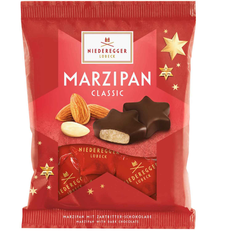Niederegger Marzipan Weihnachtssterne 87g
