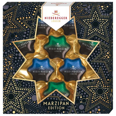 Niederegger Marzipan Edition Weihnachtssterne 125g