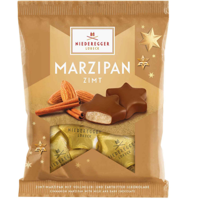 Niederegger Marzipan Zimt Weihnachtssterne 87g