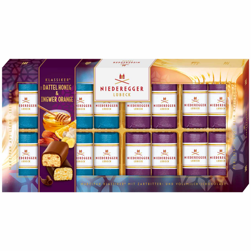 Niederegger Winter-Klassiker Dattel Honig & Ingwer Orange 200g
