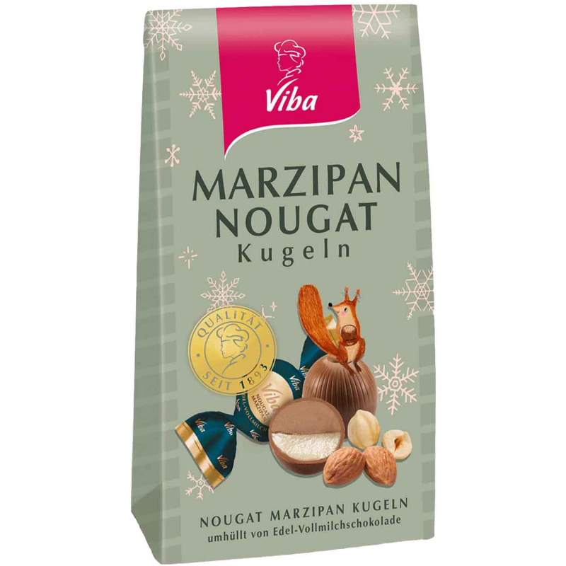 Viba Marzipan Nougat Kugeln 105g