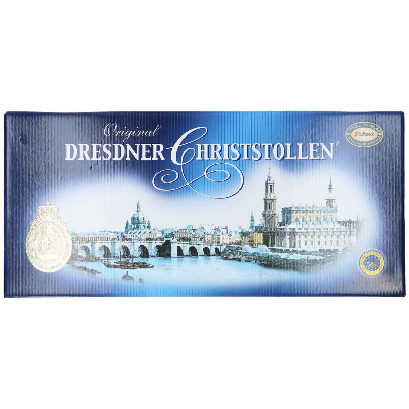 Vadossi Original Dresdner Christstollen Geschenkkarton 2kg