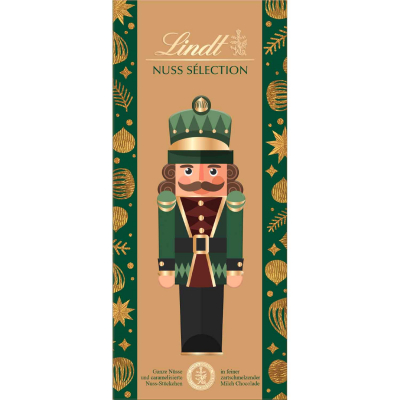 Lindt Nuss Sélection Haselnuss Vollmilch Tafel 150g
