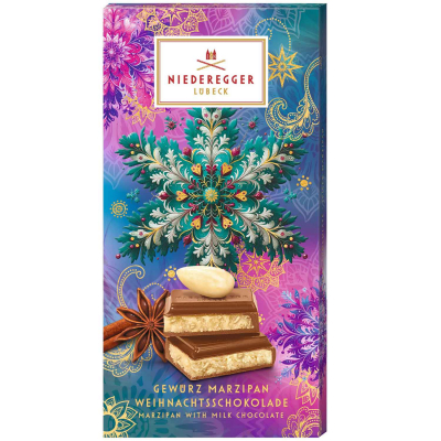 Niederegger Gewürz Marzipan Weihnachtsschokolade 110g