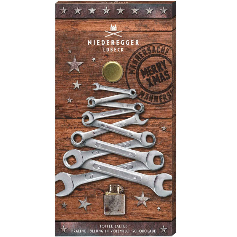 Niederegger Männersache Praliné Tafel Toffee Salted 100g