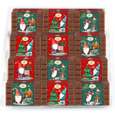 Heidel 'Weihnachtswichtel' Täfelchen 105x10g