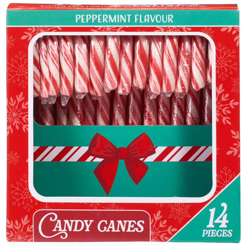 Becky's Candy Canes Zuckerstangen 12cm Peppermint 14er