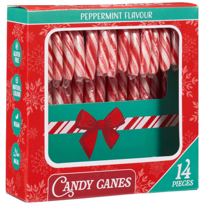 Becky's Candy Canes Zuckerstangen 12cm Peppermint 14er