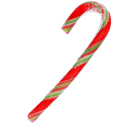Holland Foodz Zuckerstangen 12cm rot-weiß-grün 72er