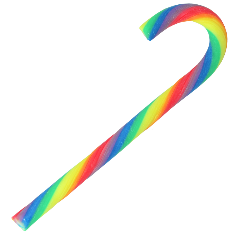 Holland Foodz Zuckerstangen 12cm Regenbogen 72er