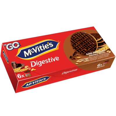  McVitie's Digestive Dark Chocolate 6x2er 