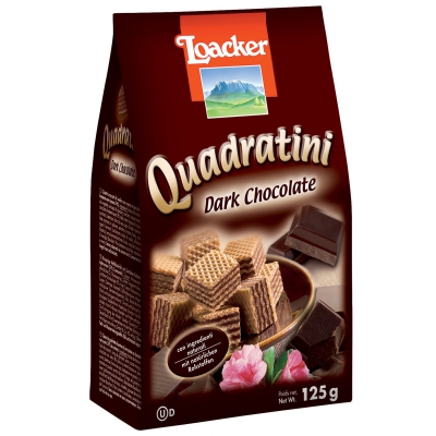  Loacker Quadratini Dark Chocolate 125g 