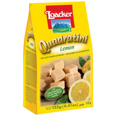  Loacker Quadratini Lemon 125g 