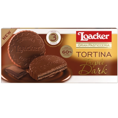  Loacker Tortina Triple Chocolate 3x21g 