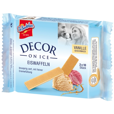 DeBeukelaer Decor on Ice Eiswaffeln 2x10er