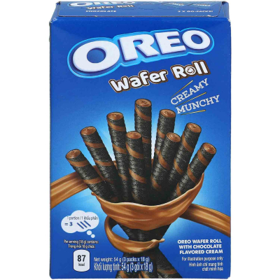  Oreo Wafer Roll Chocolate China 54g 