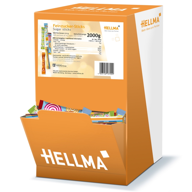  Hellma Feinzucker-Sticks 500er 