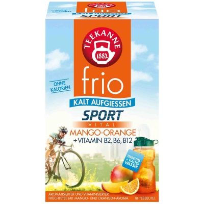 Teekanne frio Sport Mango-Orange 18er