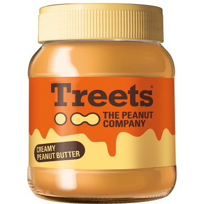 Treets - The Peanut Company Peanut Butter Creamy 340g 