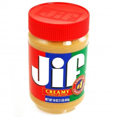  Jif Creamy Peanut Butter 454g 