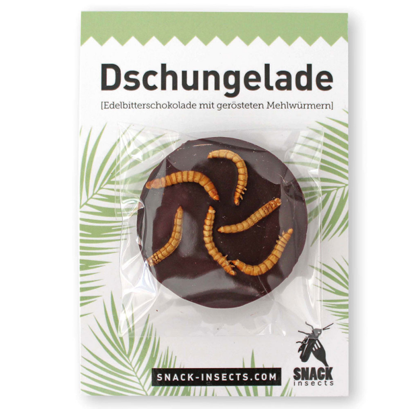  Snack-Insects Dschungelade Edelbittertaler mit gerösteten Mehlwürmern 10g 