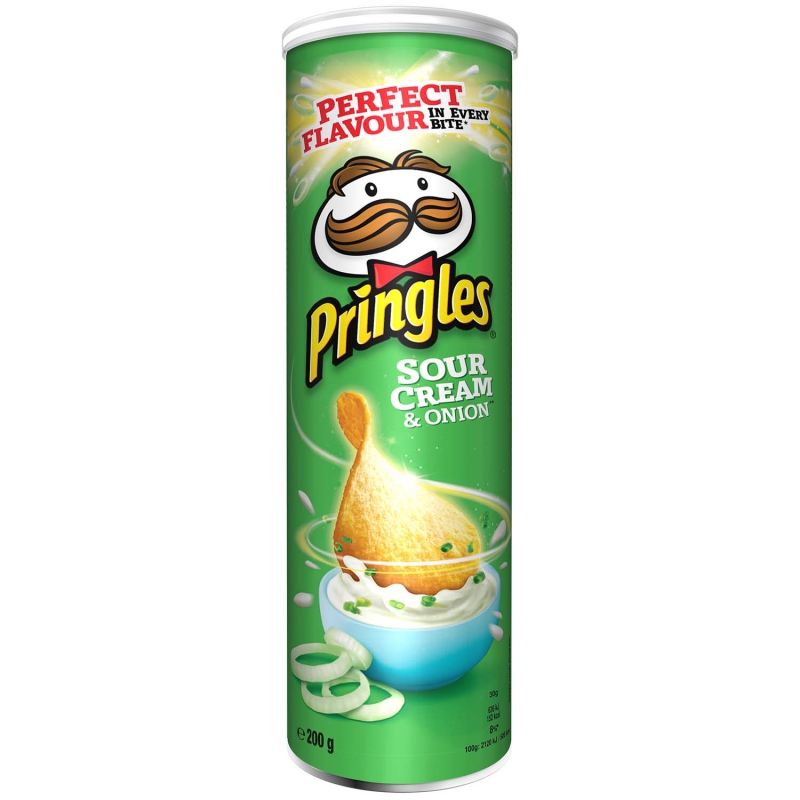  Pringles Sour Cream & Onion 185g 