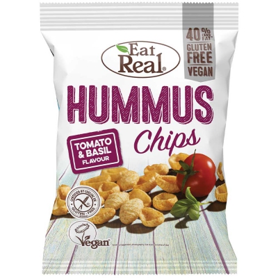  Eat Real Hummus Chips Tomato & Basil 135g 