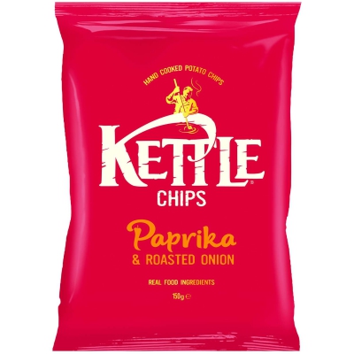  Kettle Chips Paprika & Roasted Onion 130g 